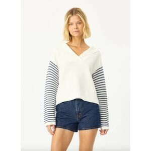 Stitches & Stripes Quincy Pullover Chalk Size M